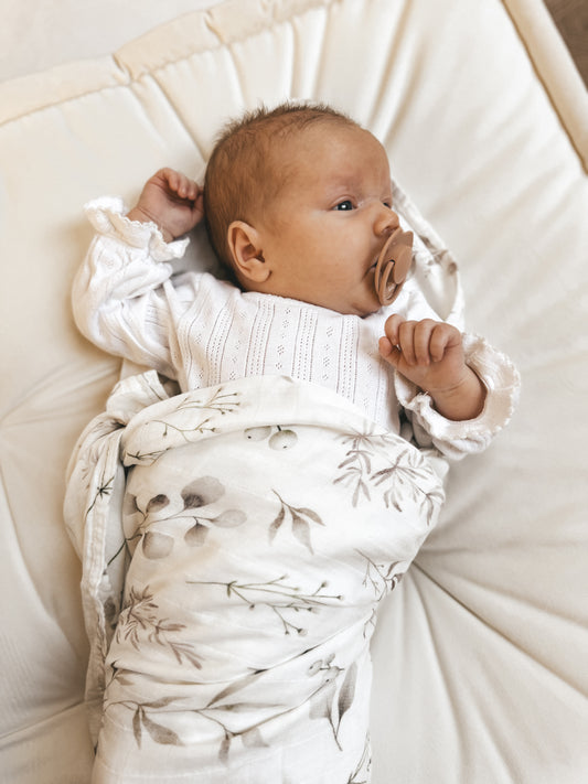 MUSSELIN XL SCHMUSETUCH - calm nature (120x120 cm)