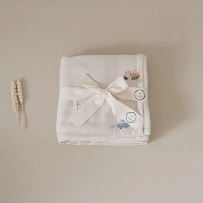 Organic Muslin Swaddle - Little Driver