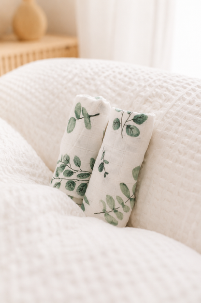 Mulltücher 2er Set - eucalyptus - 60x60cm