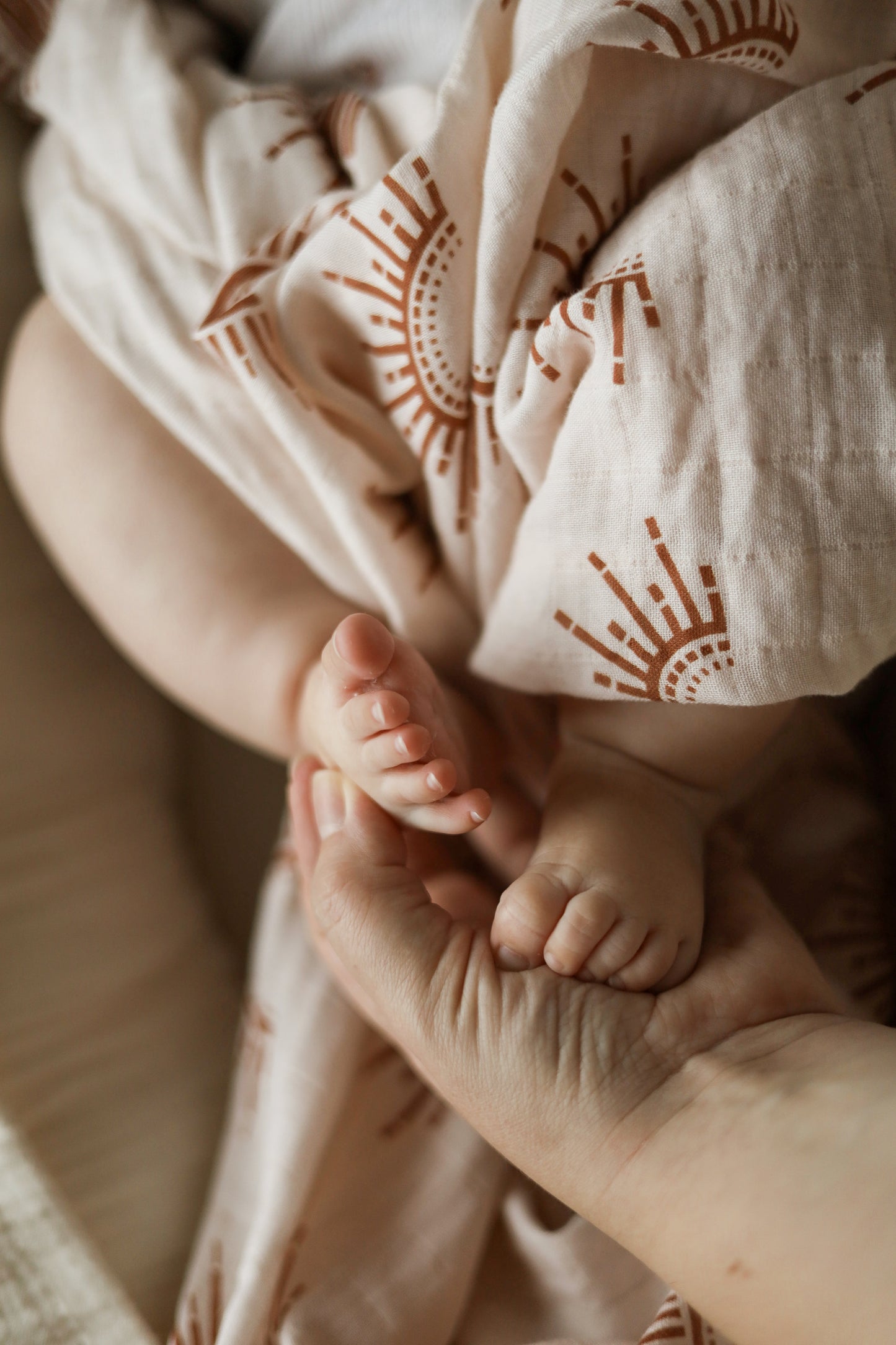 Bambus XL Schmusetuch - SUNSET