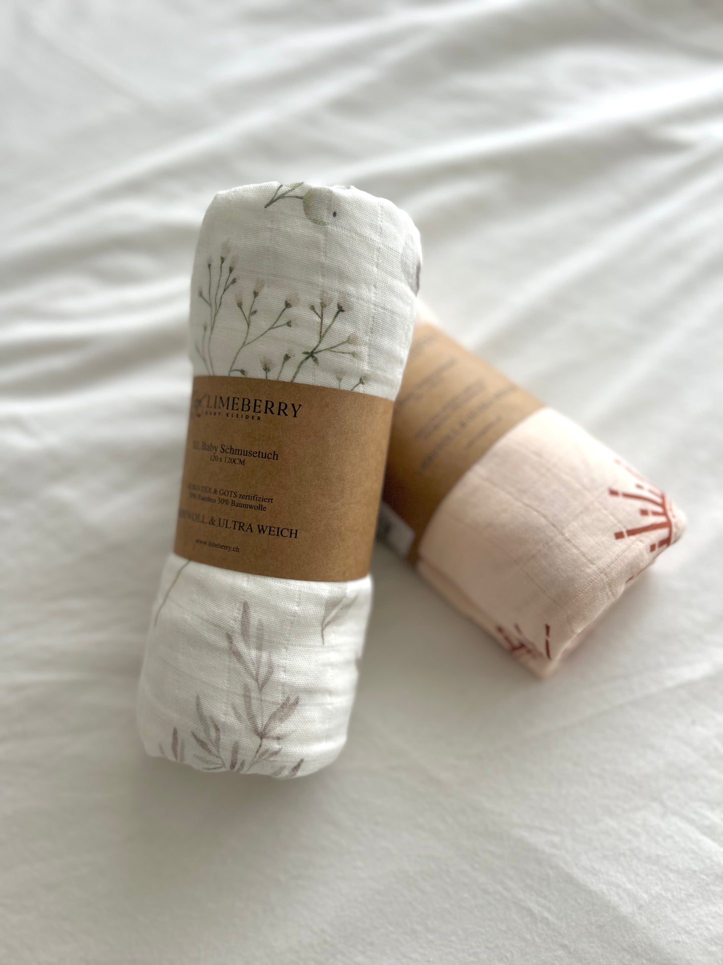 MUSSELIN XL SCHMUSETUCH - calm nature (120x120 cm)