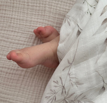 MUSSELIN XL SCHMUSETUCH - calm nature (120x120 cm)