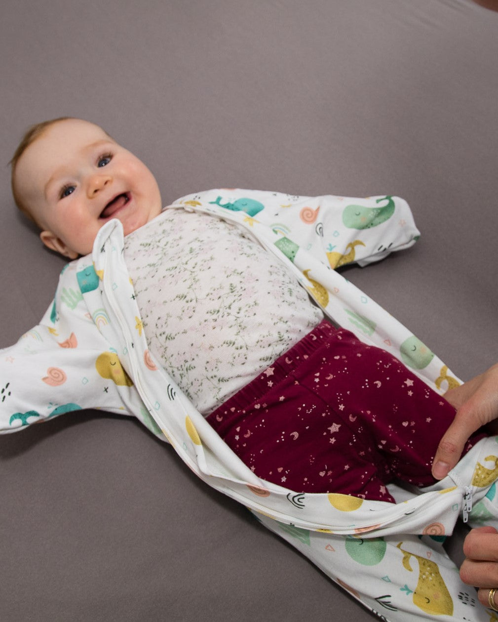 schlafsack wombambino Frühling/Sommer Wombambino- Whale