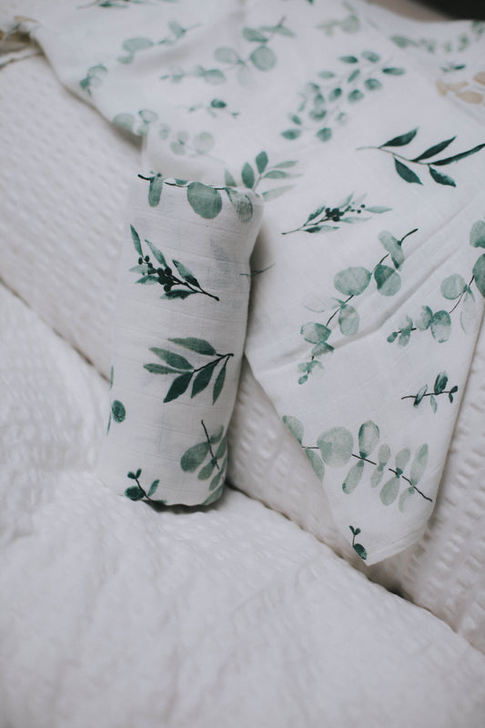 Mulltücher 2er Set - eucalyptus - 60x60cm