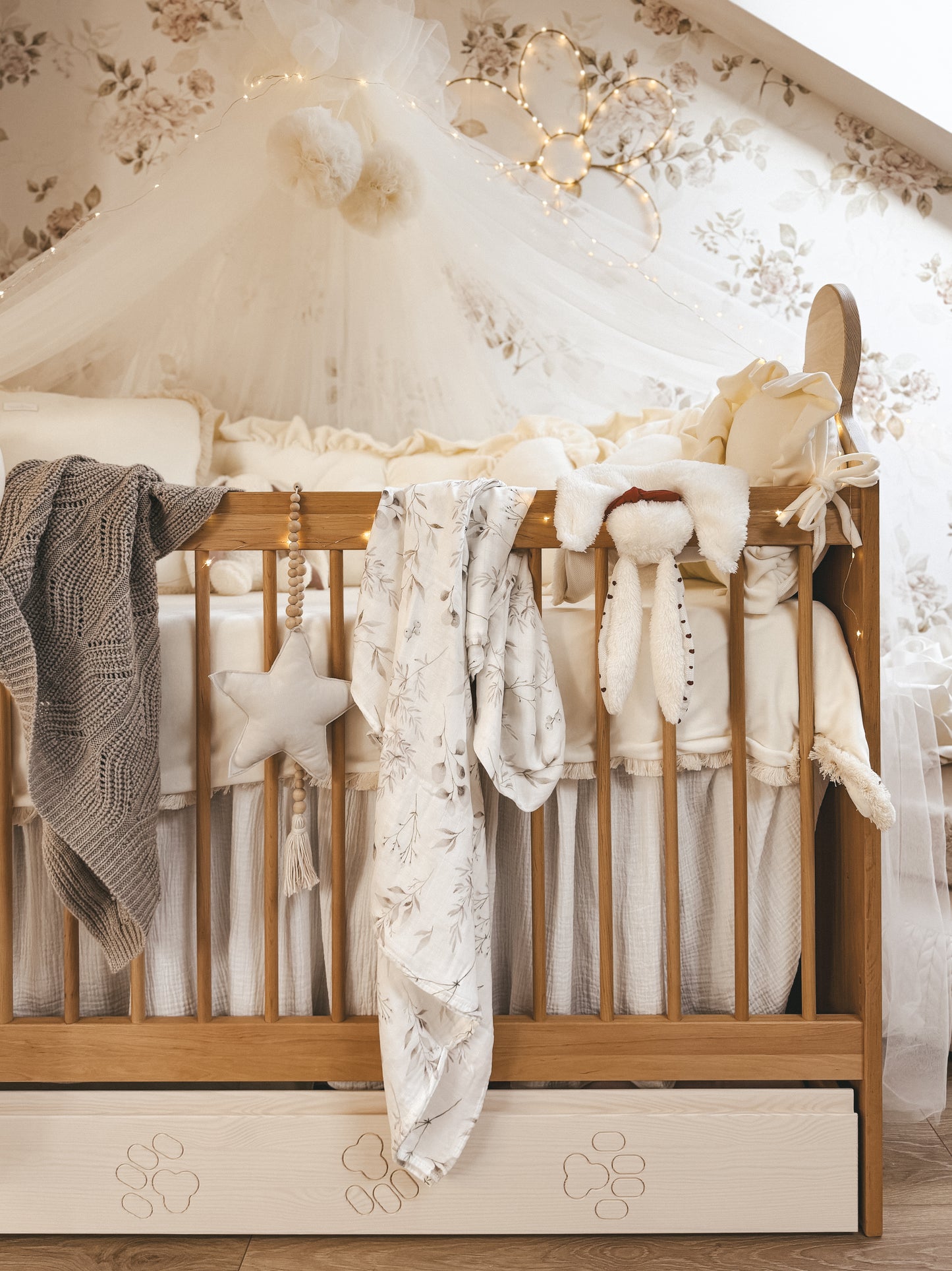 MUSSELIN XL SCHMUSETUCH - calm nature (120x120 cm)