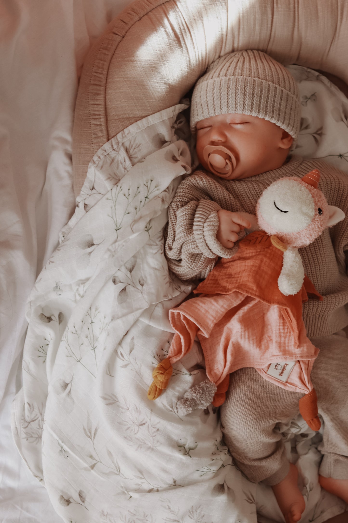 MUSSELIN XL SCHMUSETUCH - calm nature (120x120 cm)