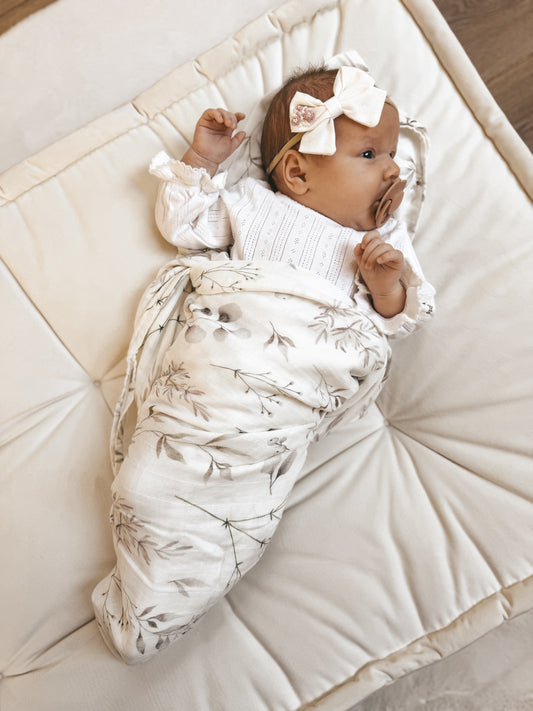 MUSSELIN XL SCHMUSETUCH - calm nature (120x120 cm)