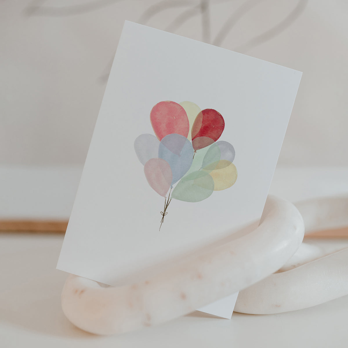 Aquarell Geschenkpostkarte