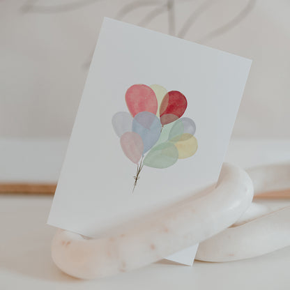 Aquarell Geschenkpostkarte