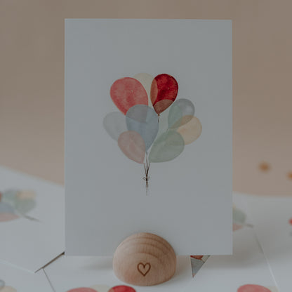 Aquarell Geschenkpostkarte