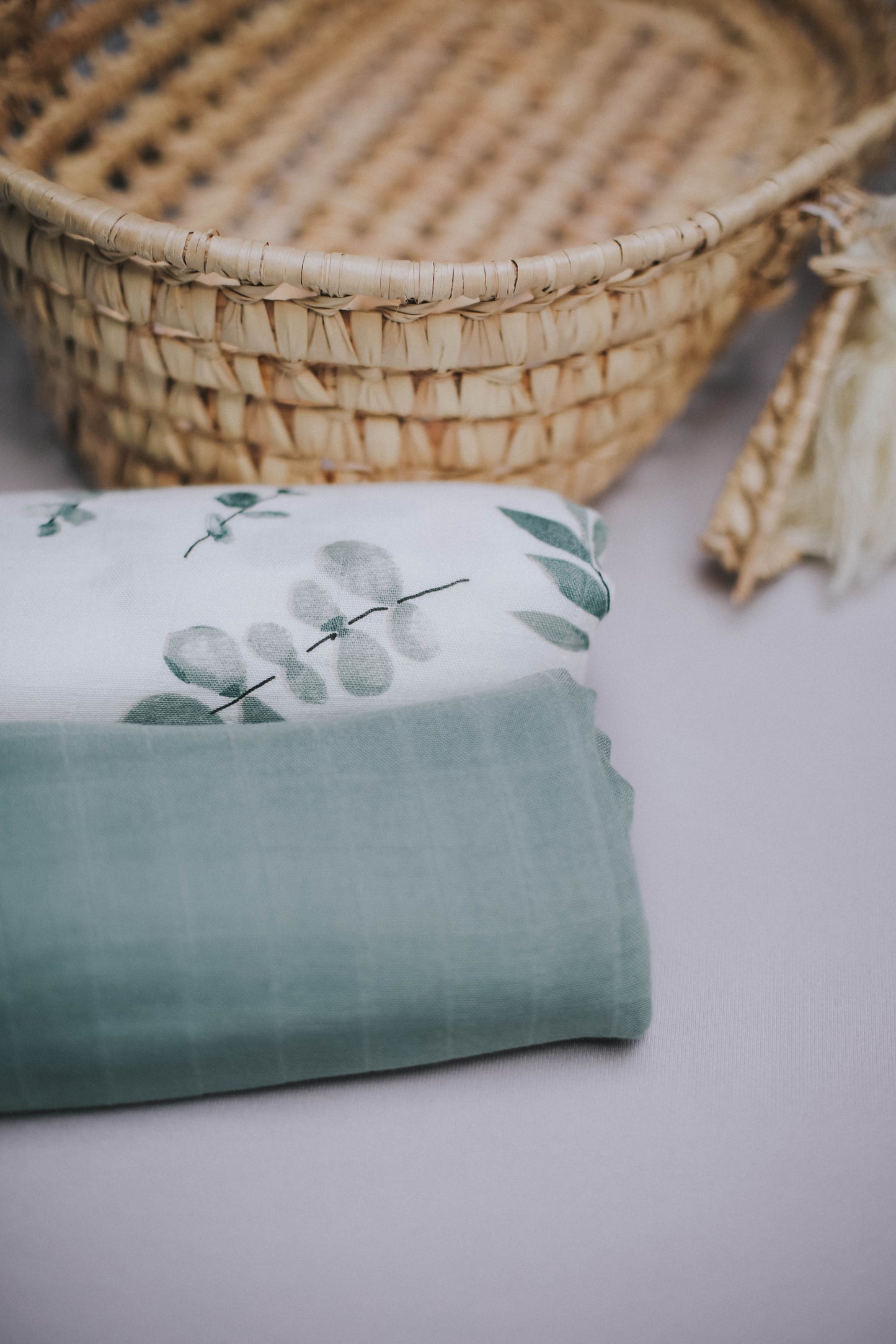 MUSSELIN XL SCHMUSETUCH - soft mint (120x120 cm)