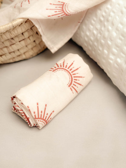 Mulltücher 2er Set - Sunset - 60x60cm